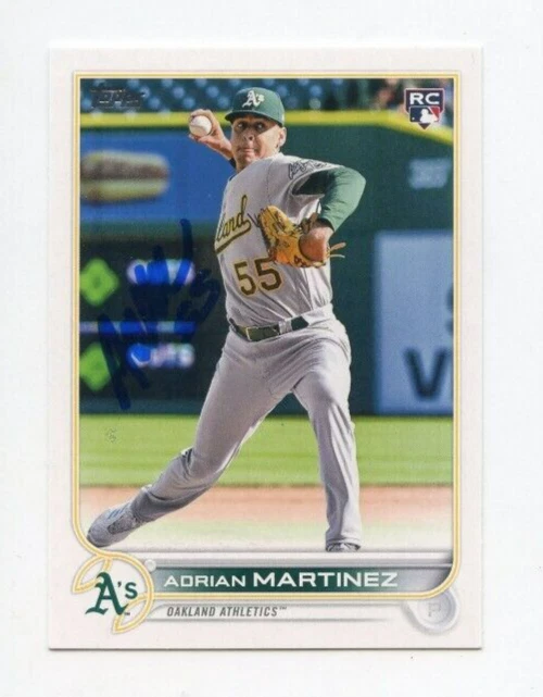 ADRIAN MARTINEZ SIGNED 2022 TOPPS BASEBALL CARD AUTO