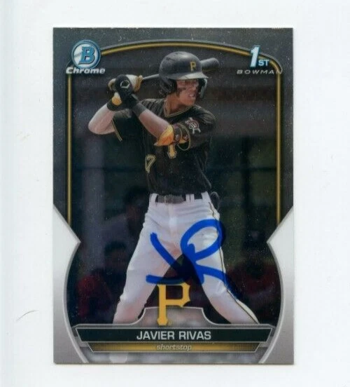 JAVIER RIVAS SIGNED 2023 BOWMAN CHROME CARD AUTO