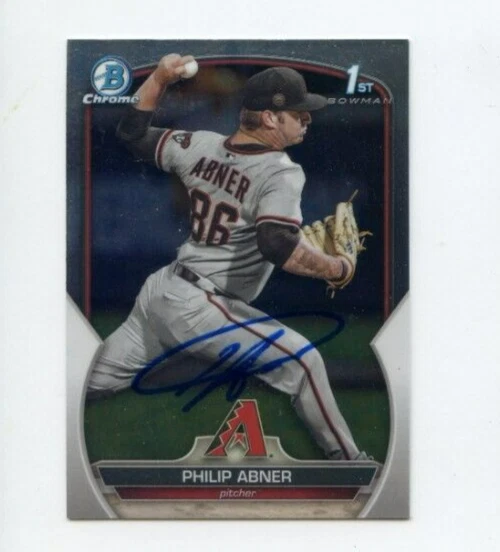 PHILIP ABNER SIGNED 2023 BOWMAN CHROME DRAFT CARD AUTO