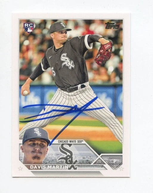 DAVIS MARTIN SIGNED AUTOGRAPHED 2023 TOPPS BASEBALL CARD AUTO