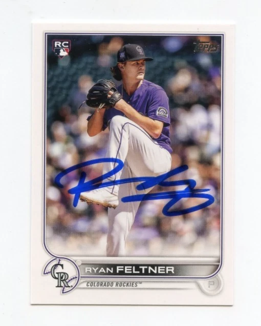 RYAN FELTNER SIGNED AUTOGRAPHED 2022 TOPPS BASEBALL CARD AUTO