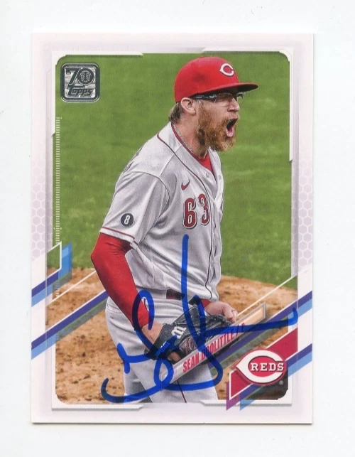 SEAN DOOLITTLE SIGNED AUTOGRAPHED 2021 TOPPS BASEBALL CARD AUTO