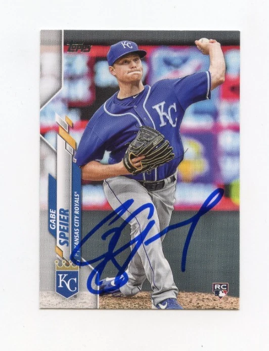 GABE SPEIER SIGNED AUTOGRAPHED 2020 TOPPS BASEBALL CARD AUTO