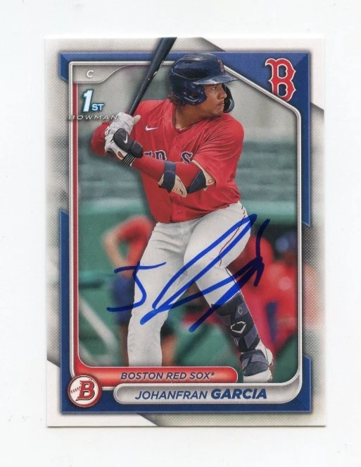 JOHANFRAN GARCIA SIGNED AUTOGRAPHED 2024 BOWMAN BASEBALL CARD AUTO