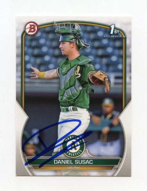 DANIEL SUSAC SIGNED AUTOGRAPHED 2023 BOWMAN BASEBALL CARD AUTO