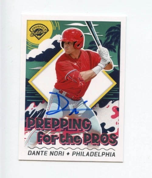 DANTE NORI SIGNED AUTOGRAPHED 2024 PANINI PROSEPCT EDITION BASEBALL CARD AUTO