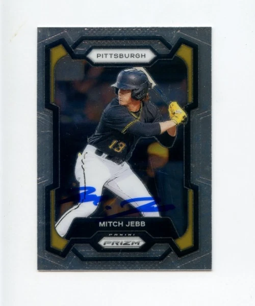 MITCH JEBB SIGNED 2024 PANINI PRIZM DRAFT PICK BASEBALL CARD AUTO