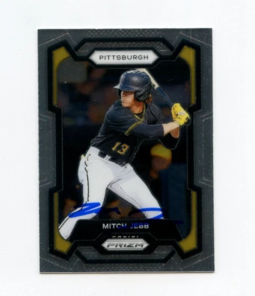 MITCH JEBB SIGNED 2024 PANINI PRIZM DRAFT PICK BASEBALL CARD AUTO