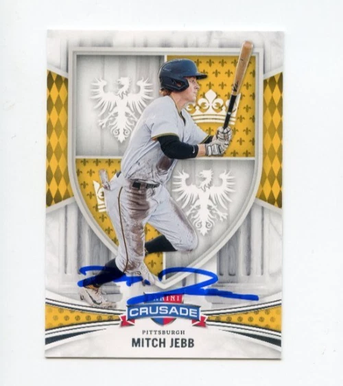 MITCH JEBB SIGNED 2024 PANINI CRUSADE BASEBALL CARD AUTO