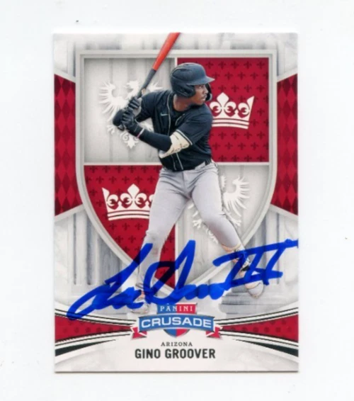 LUJAMES GINO GROOVER SIGNED 2024 PANINI CRUSADE BASEBALL CARD AUTO