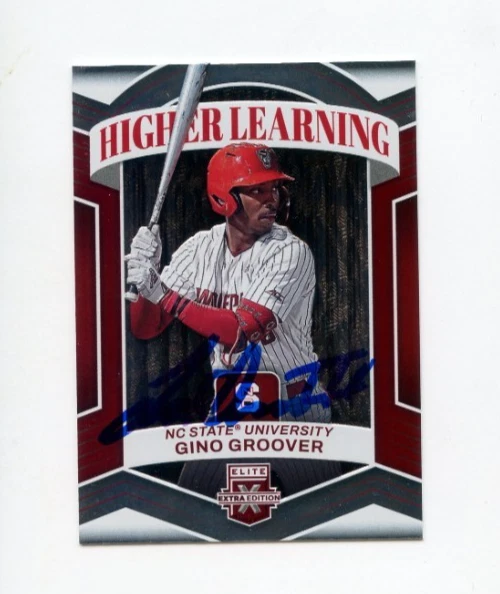 LUJAMES GINO GROOVER SIGNED 2023 PANINI ELITE BASEBALL CARD AUTO