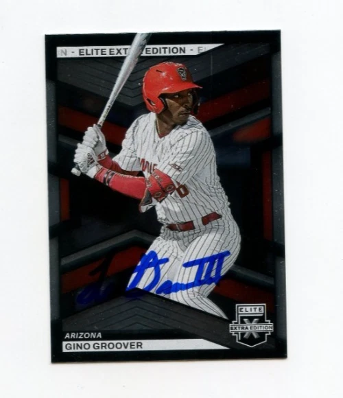 LUJAMES GINO GROOVER SIGNED 2023 PANINI ELITE BASEBALL CARD AUTO