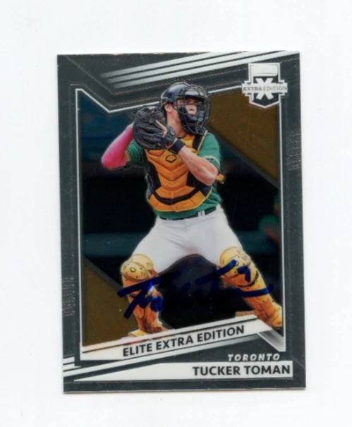 TUCKER TOMAN SIGNED 2022 PANINI ELITE BASEBALL CARD AUTO