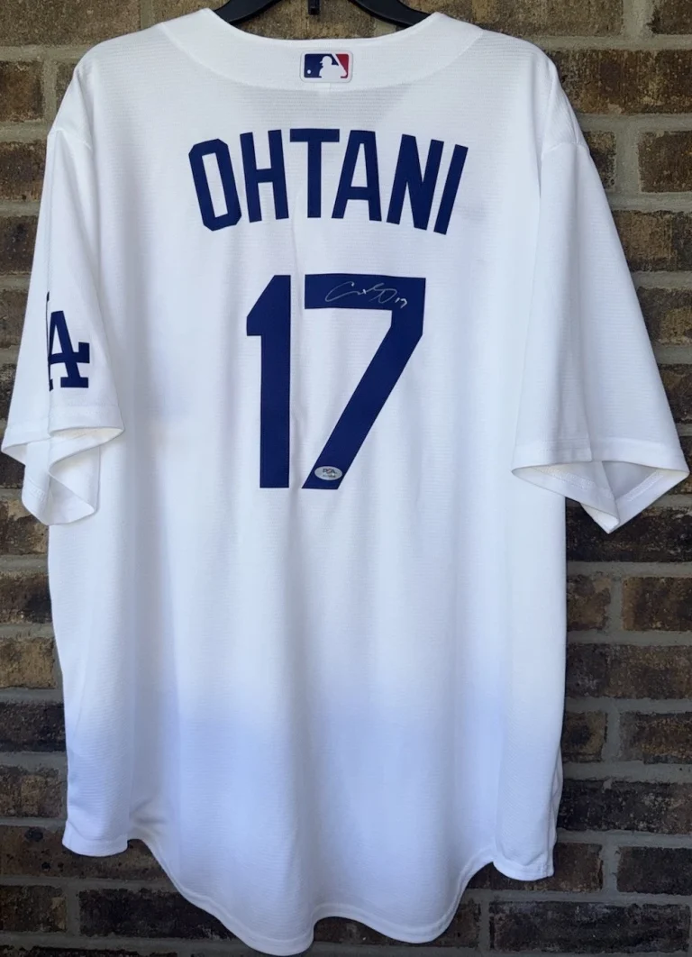 Shohei Ohtani Signed Autographed Official Los Angeles Dodgers Jersey PSA/DNA LOA