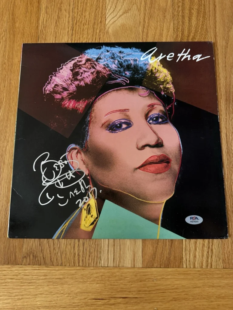 Aretha Franklin Signed Autographed Aretha Album PSA