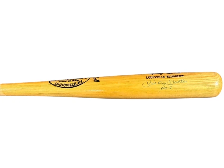 Mickey Mantle Signed Auto Personal Louisville Slugger Bat No 7 Inscribed PSA DNA
