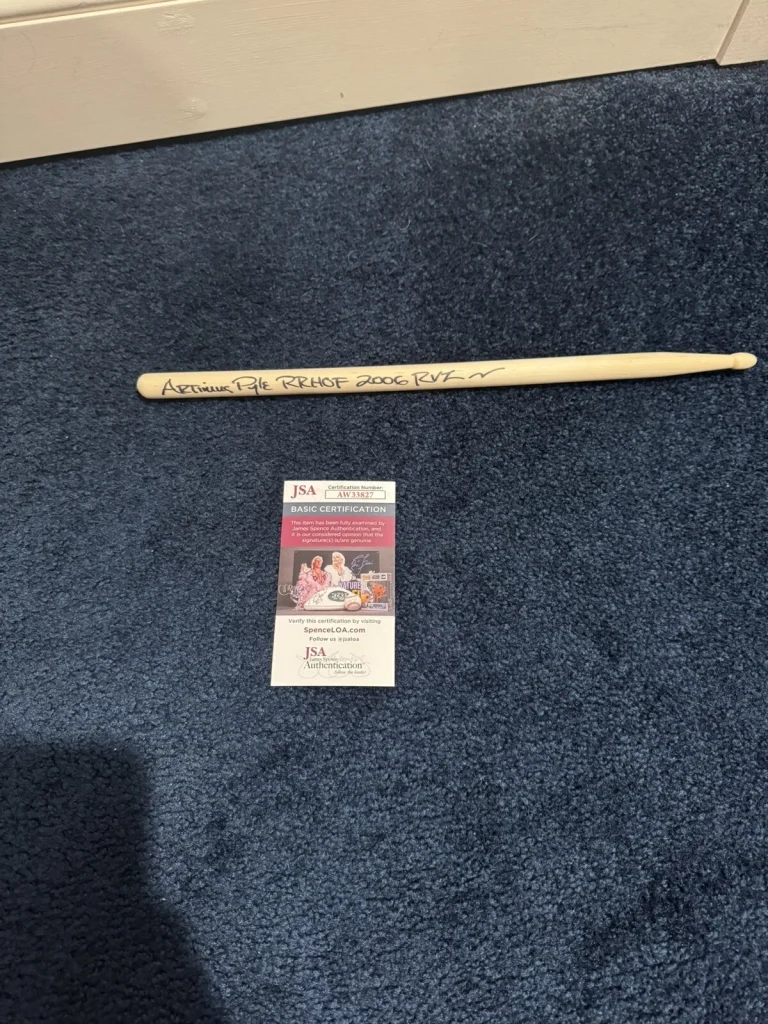 Artimus Pyle Lynyrd Skynyrd SIGNED Drum Stick 2 Inscriptions JSA