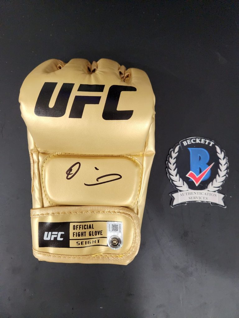 Dana White Signed Ufc Glove Gold Zuffa Power Slap CEO Fight Night BAS COA