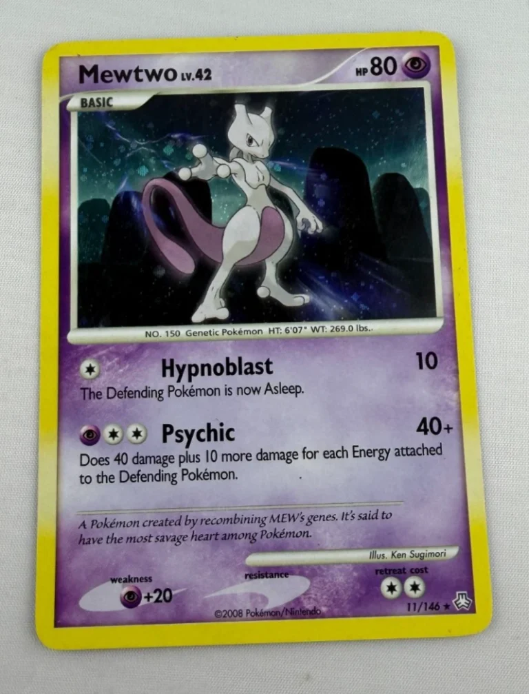 Pokemon TCG Mewtwo 11/146 Legends Awakened Holo Rare 2008 HP
