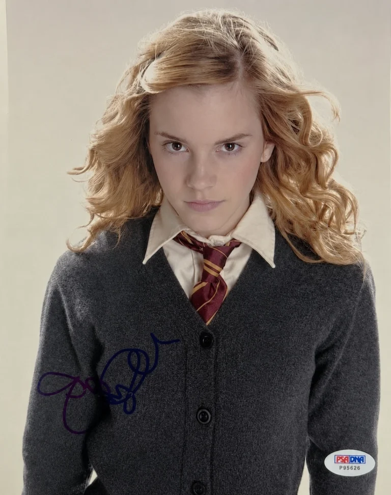 Emma Watson SIgned Harry Potter Hermine 8x10 Photograph PSA/DNA