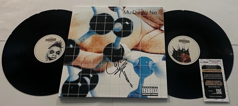 CHAD GRAY SIGNED MUDVAYNE L.D. LD 50 LP VINYL RECORD ALBUM JSA COA