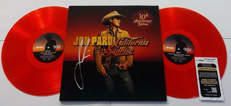 JON PARDI SIGNED CALIFORNIA SUNRISE LP VINYL RECORD ALBUM JSA COA