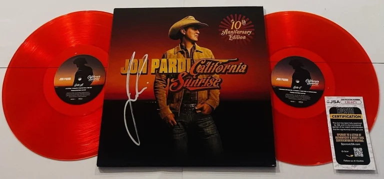 JON PARDI SIGNED CALIFORNIA SUNRISE LP VINYL RECORD ALBUM JSA COA