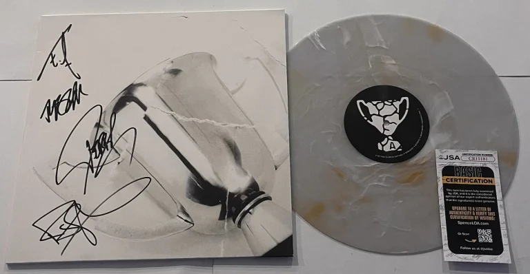 STATE CHAMPS BAND SIGNED SELF-TITLED LP VINYL RECORD ALBUM JSA COA