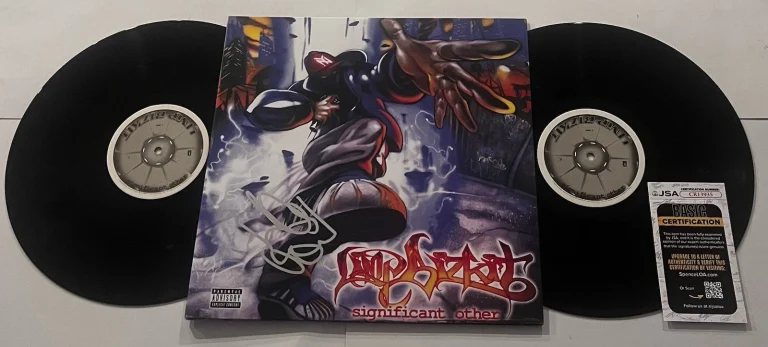 WES BORLAND LIMP BIZKIT SIGNED SIGNIFICANT OTHER LP VINYL RECORD ALBUM JSA COA