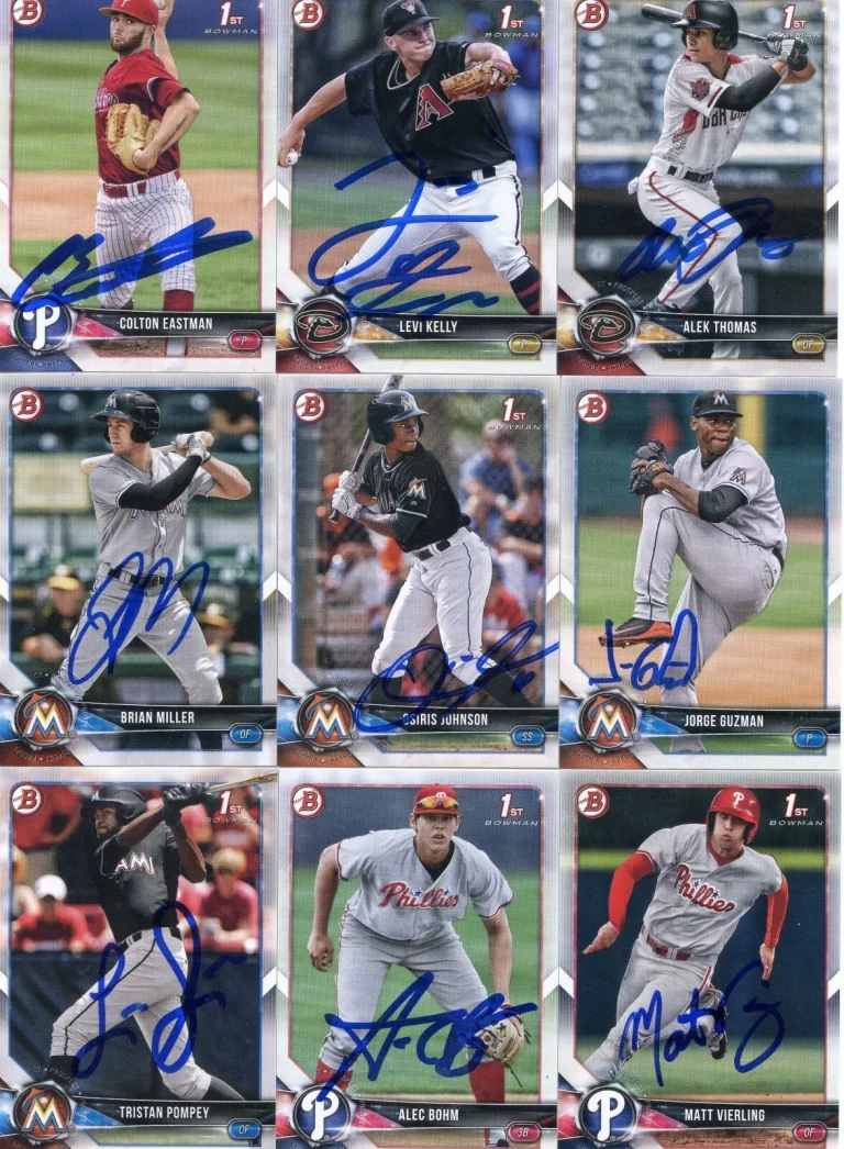 ALEK THOMAS SIGNED 2018 BOWMAN DRAFT PROSPECT ROOKIE CARD AUTO