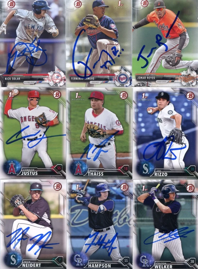 COLTON WELKER SIGNED 2016 BOWMAN DRAFT PROSPECT ROOKIE CARD AUTO