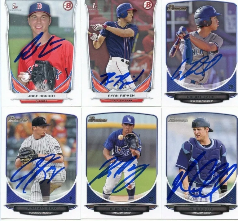 JON JONATHAN GRAY SIGNED 2013 BOWMAN DRAFT PROSPECT ROOKIE CARD AUTO