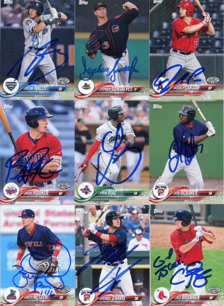 BRETT NETZER SIGNED 2018 TOPPS PRO DEBUT ROOKIE CARD AUTO