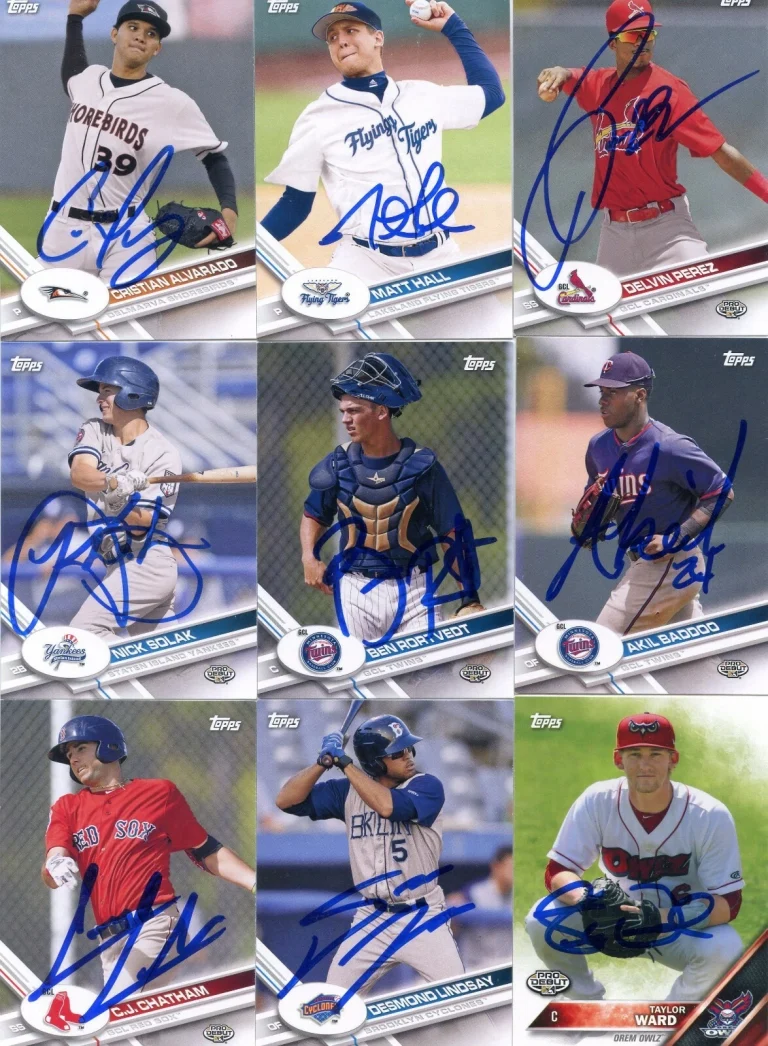 DELVIN PEREZ SIGNED 2017 TOPPS PRO DEBUT ROOKIE CARD AUTO