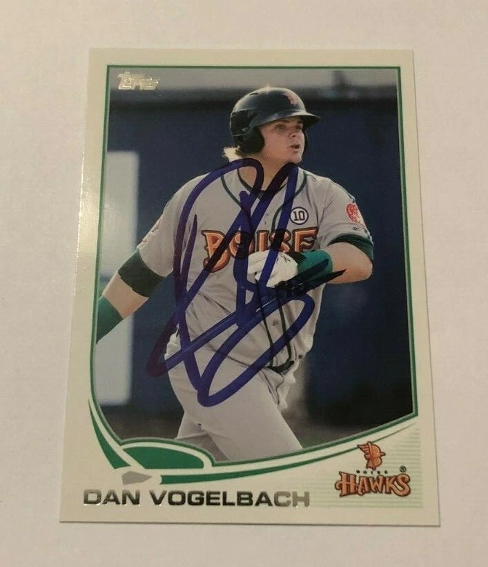 DAN VOGELBACH SIGNED 2013 TOPPS PRO DEBUT PROSPECT ROOKIE CARD AUTO