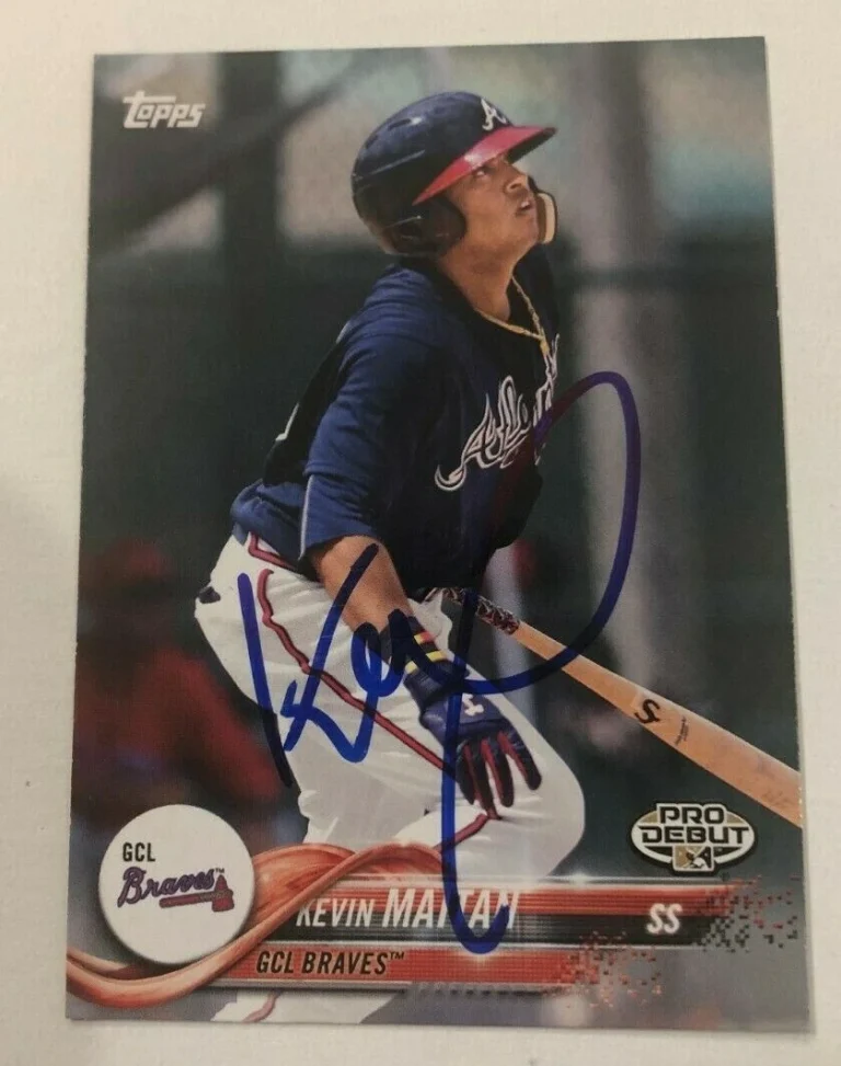 KEVIN MAITAN SIGNED 2018 TOPPS PRO DEBUT PROSPECT ROOKIE CARD AUTO