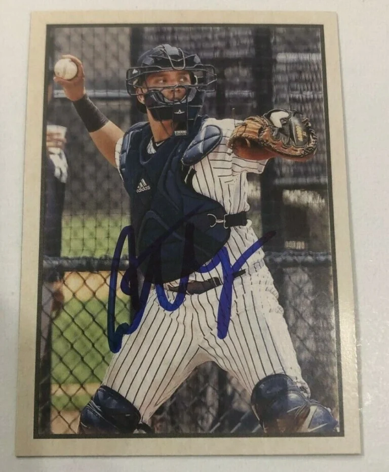 ANTHONY SEIGLER SIGNED 2019 BOWMAN HERITAGE PROSPECT ROOKIE CARD AUTO