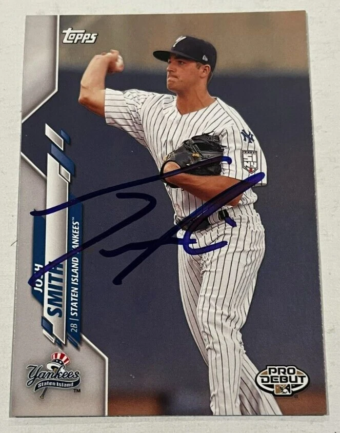 JOSH SMITH SIGNED 2020 TOPPS PRO DEBUT BASEBALL CARD AUTOGRAPH AUTO