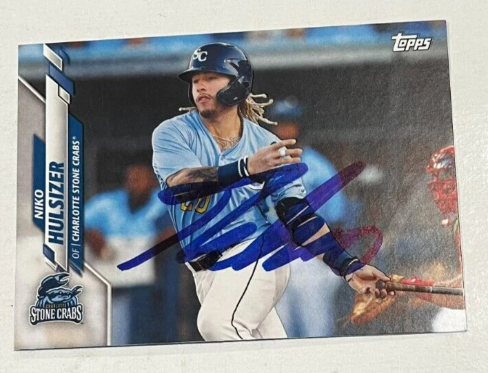 NIKO HULSIZER SIGNED 2020 TOPPS PRO DEBUT BASEBALL CARD AUTOGRAPH AUTO