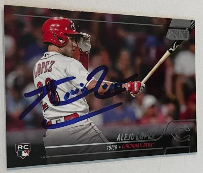 ALEJO LOPEZ SIGNED 2022 TOPPS STADIUM CLUB BASEBALL CARD AUTO