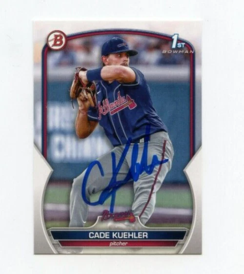 CADE KUEHLER SIGNED 2023 BOWMAN DRAFT BASEBALL CARD AUTO