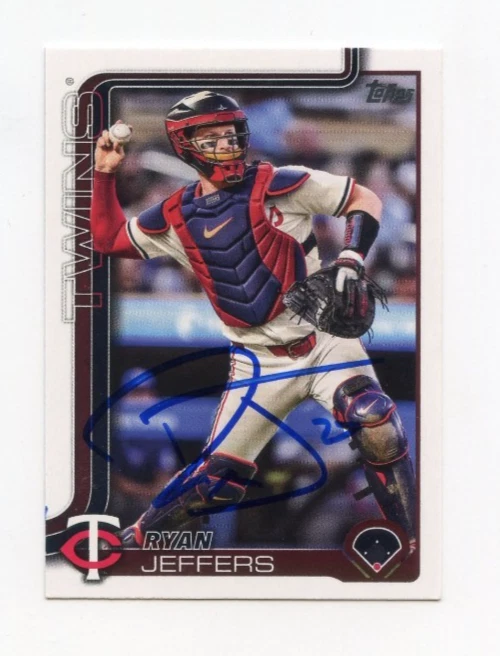 RYAN JEFFERS SIGNED AUTOGRAPHED 2025 TOPPS BASEBALL CARD AUTO