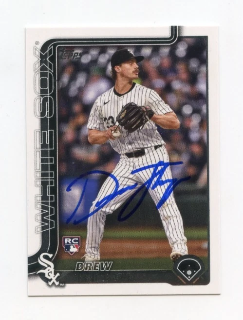 DREW THORPE SIGNED AUTOGRAPHED 2025 TOPPS BASEBALL CARD AUTO