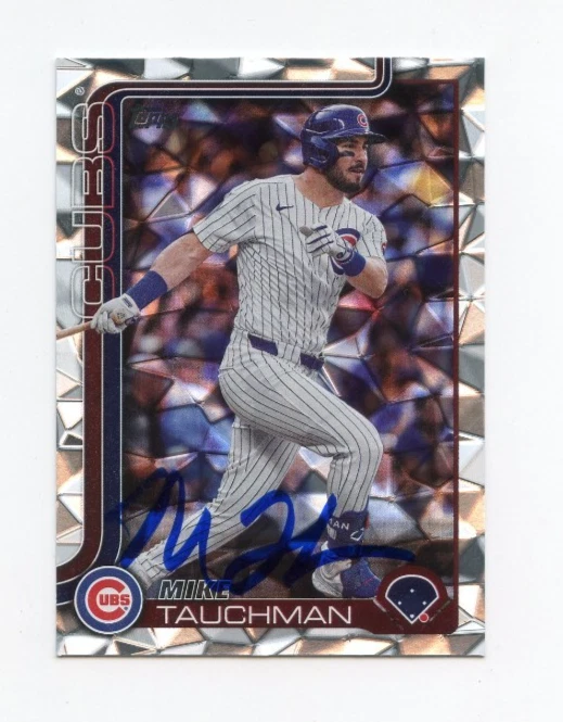 MIKE TAUCHMAN SIGNED AUTOGRAPHED 2025 TOPPS BASEBALL CARD AUTO