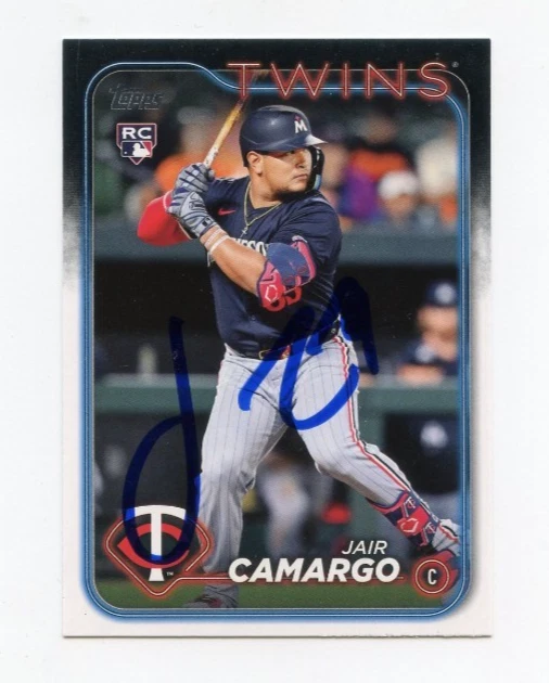 JAIR CAMARGO SIGNED AUTOGRAPHED 2024 TOPPS BASEBALL CARD AUTO