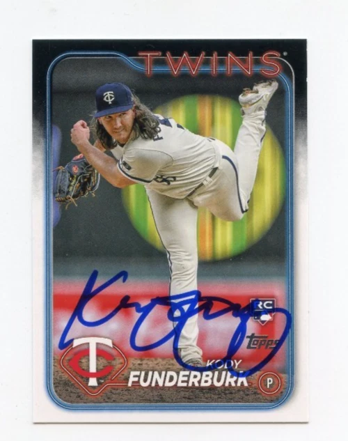 LOUIE VARLAND SIGNED AUTOGRAPHED 2024 TOPPS BASEBALL CARD AUTO
