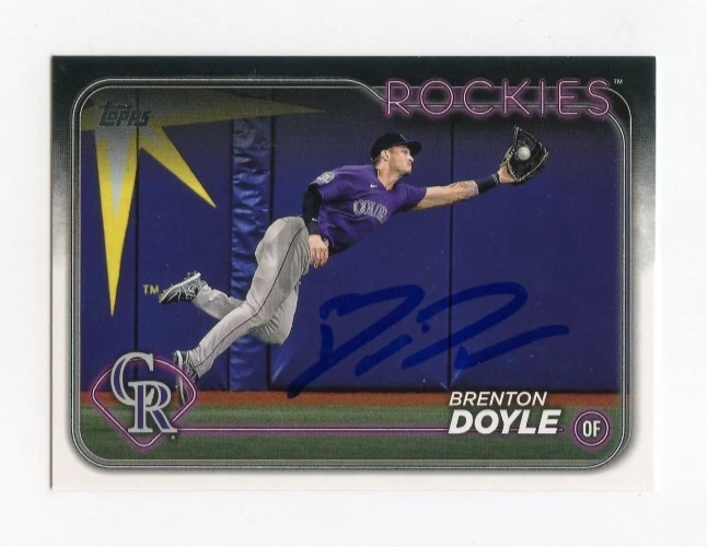 BRENTON DOYLE SIGNED AUTOGRAPHED 2024 TOPPS BASEBALL CARD AUTO