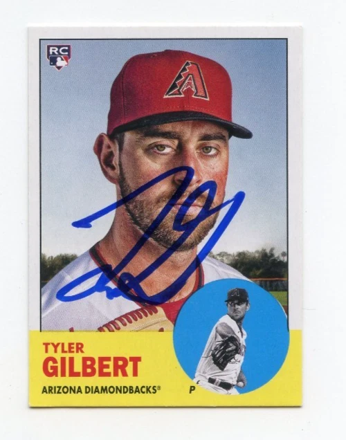 TYLER GILBERT SIGNED AUTOGRAPHED 2022 TOPPS ARCHIVES BASEBALL CARD AUTO