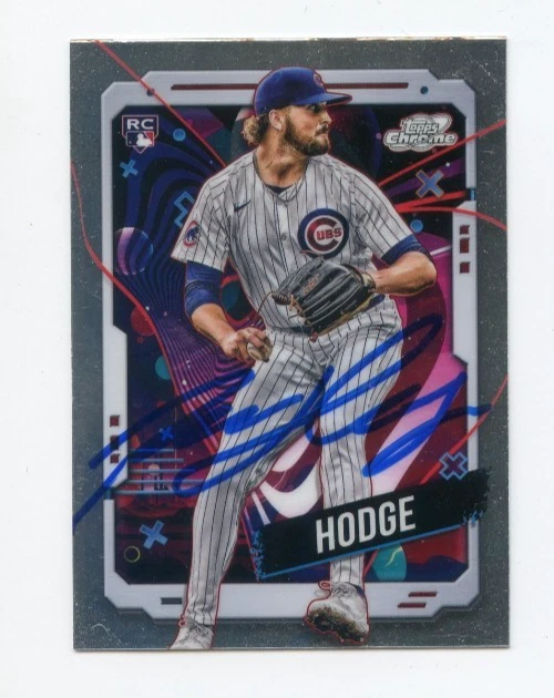 PORTER HODGE SIGNED AUTOGRAPHED 2024 TOPPS CHROME COSMIC BASEBALL CARD AUTO