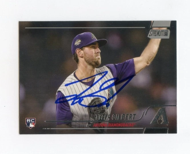 TYLER GILBERT SIGNED AUTOGRAPHED 2022 STADIUM CLUB BASEBALL CARD AUTO